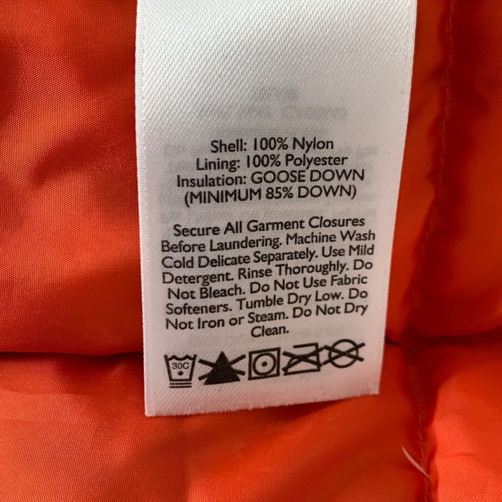 Eddie Bauer Mens EB700 Red Goose Down Puffer Vest Sz S - Picture 11 of 16